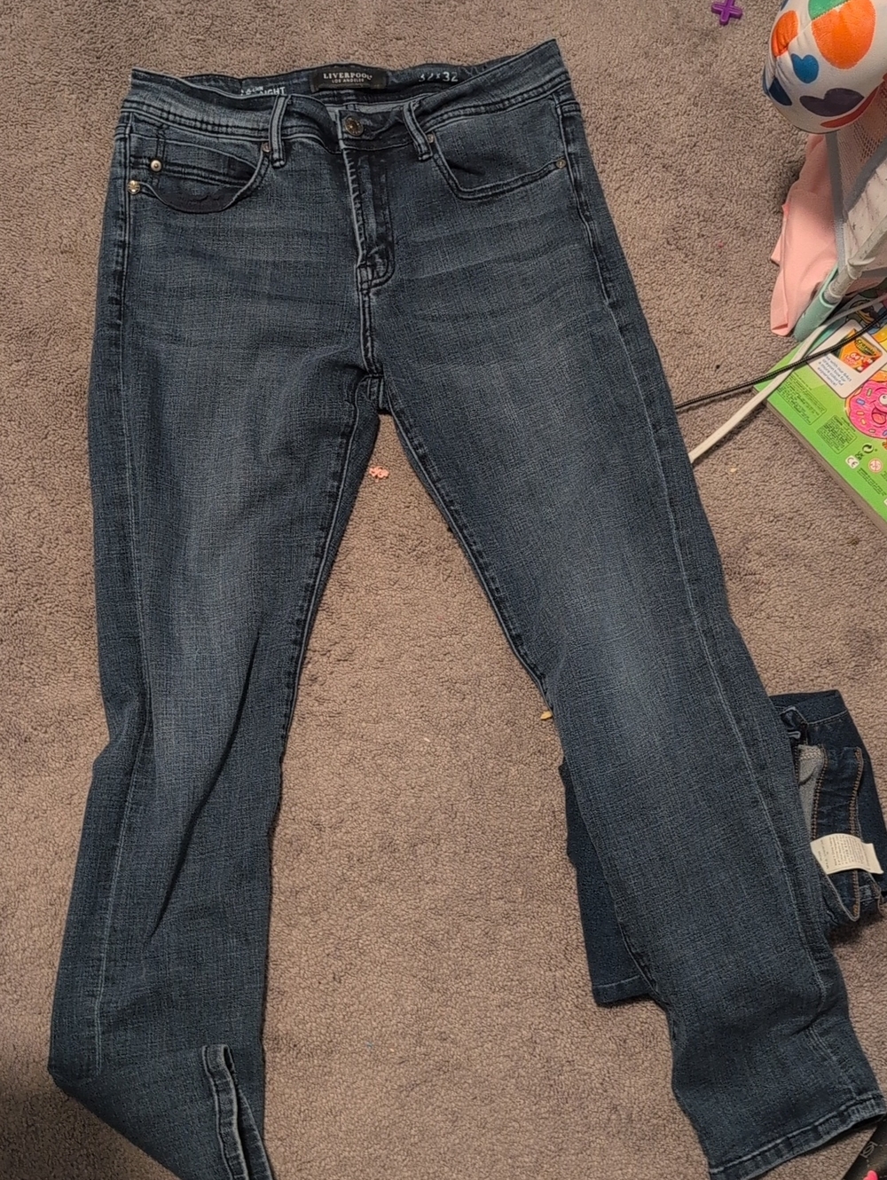 Liverpool Jeans Company Women's Skinny Jeans in Dark Wash